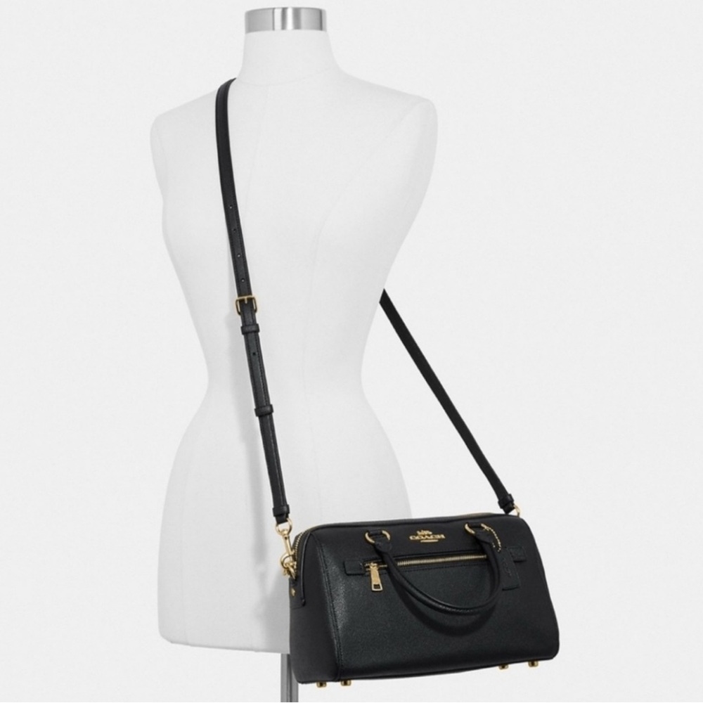 Coach Black Leather Handbag - Picture 6 of 13
